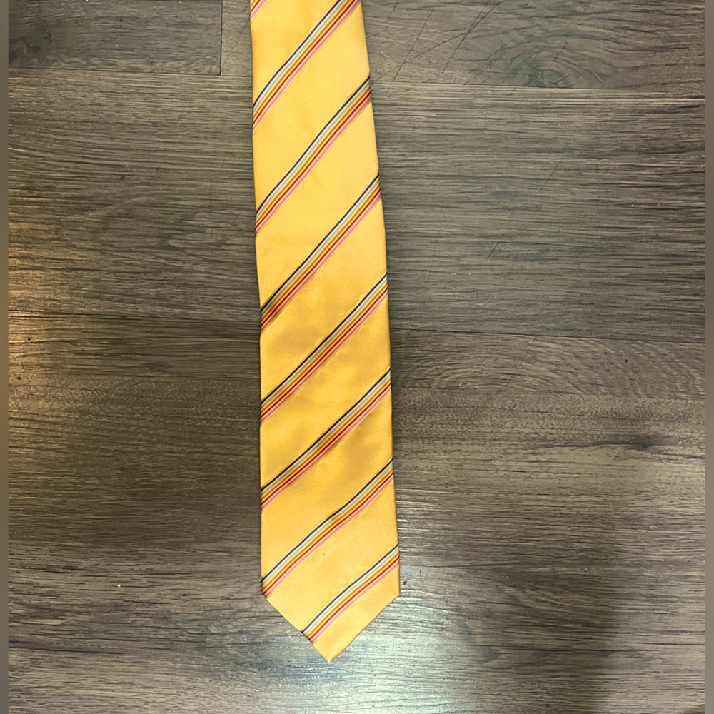 FRANGI Men’s Yellow Patterned Tie